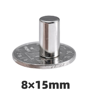 8 x 15mm Neodymium Disc Magnets - Pack of 20 Pcs - N52 Grade - Magneticks