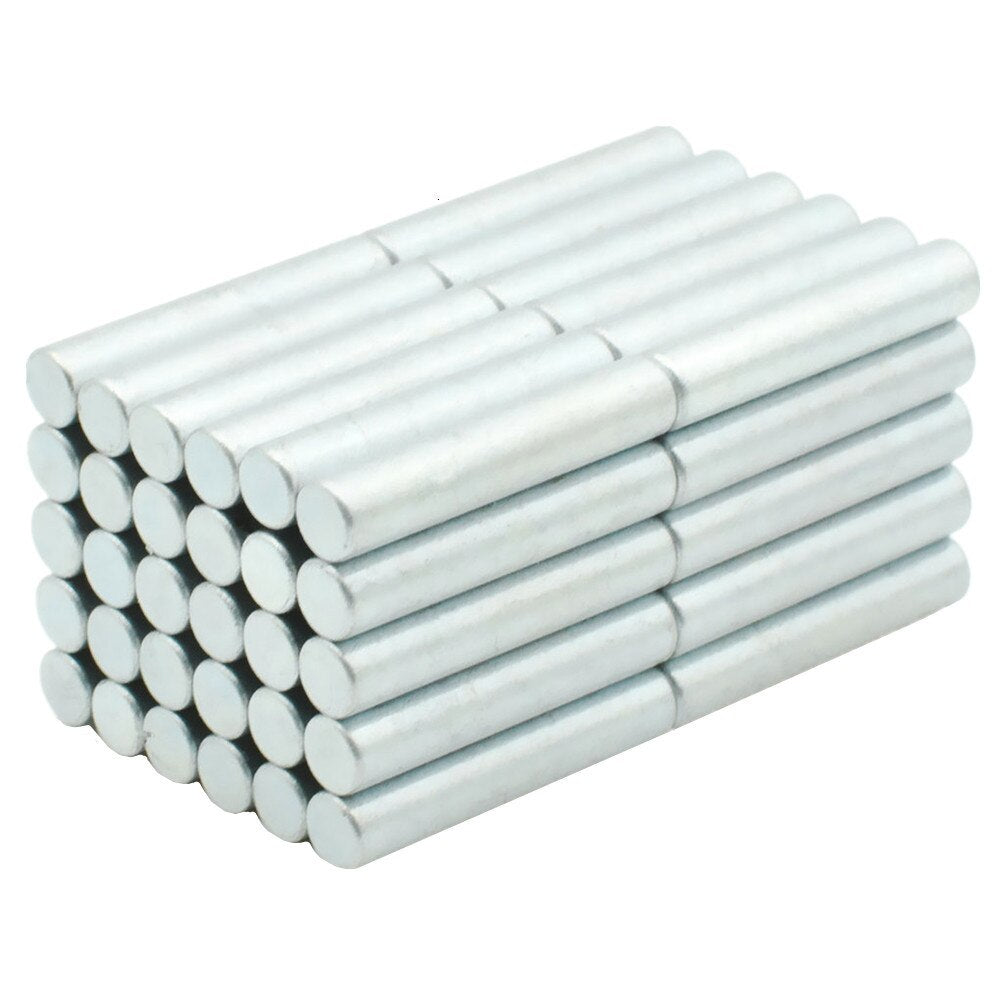 5 x 25mm Neodymium Cylinder Magnets - Magneticks