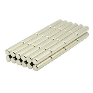 6 x 20mm Neodymium Cylinder Magnets - Magneticks