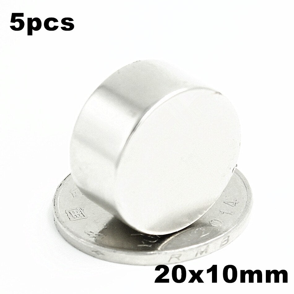 20 x 10mm Neodymium Disc Magnets - Pack of 2/3/5 - Magneticks