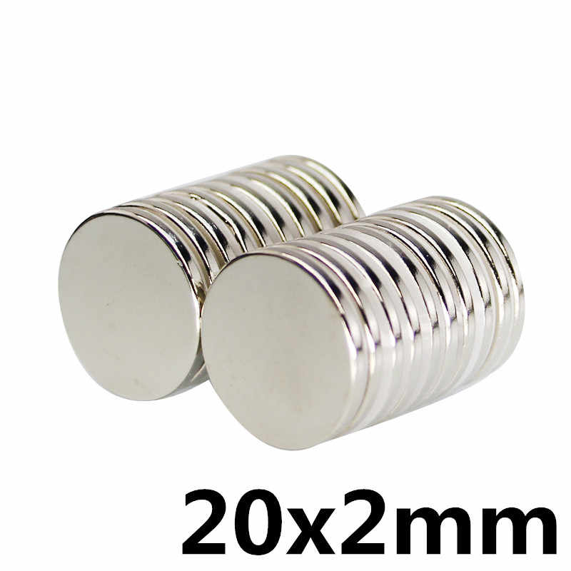 20 x 2mm Neodymium Disc Magnets - Pack of 20/30/50 - Magneticks