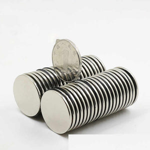 25 x 2mm Neodymium Disc Magnets - Pack of 15 Pcs - N52 Grade - Magneticks