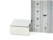 Load image into Gallery viewer, 25 x 25 x 12.5mm Neodymium Block Magnets - Pack of 1/2/3 - Magneticks
