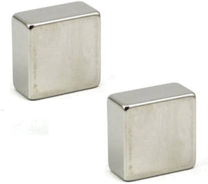 25 x 25 x 12.5mm Neodymium Block Magnets - Pack of 1/2/3 - Magneticks