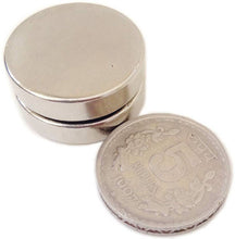 Load image into Gallery viewer, 25 x 6mm Neodymium Disc Magnets - Pack of 3/5/10 - Magneticks
