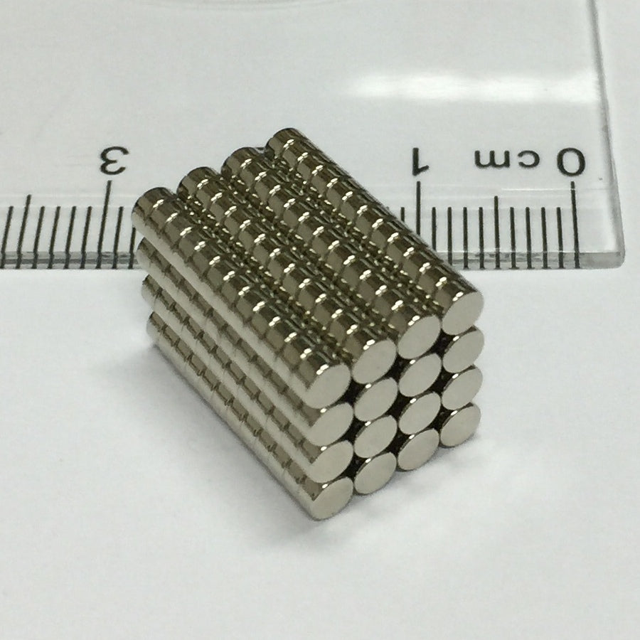 4 x 1.5mm Neodymium Disc Magnets - Magneticks
