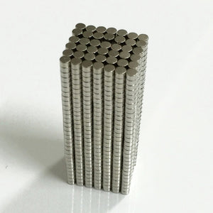 4 x 2mm Neodymium Disc Magnets - Magneticks