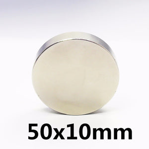 50 x 10mm Neodymium Disc Magnets - Pack of 1/2/3 - Magneticks