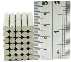 5 x 10mm Neodymium Disc Magnets - Pack of 30 Pcs - N52 Grade - Magneticks