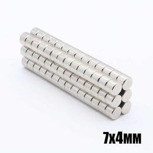 7 x 4mm Neodymium Disc Magnets - Magneticks