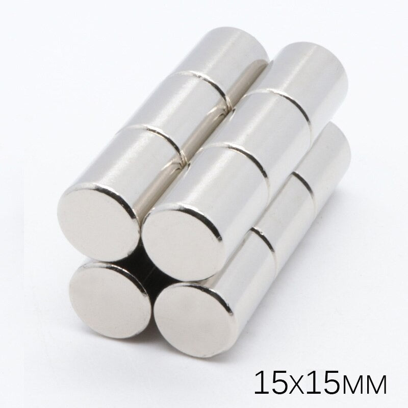 15 x 15mm Neodymium Cylinder Magnets - Magneticks