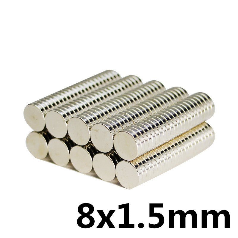 8 x 1.5mm Neodymium Disc Magnets - Magneticks