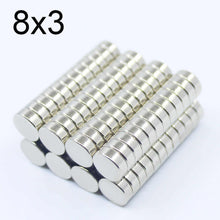 Load image into Gallery viewer, 8 x 3mm Neodymium Disc Magnets - Magneticks
