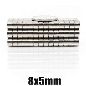 8 x 5mm Neodymium Disc Magnets - Magneticks