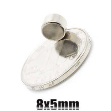 Load image into Gallery viewer, 8 x 5mm Neodymium Disc Magnets - Magneticks
