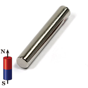 6 x 25mm Neodymium Cylinder Magnets - Magneticks