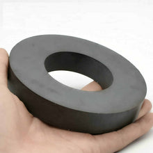 Load image into Gallery viewer, 120 x 60 x 20mm Ferrite Ring Magnets - Pack of 2/3/5 - Magneticks

