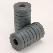Load image into Gallery viewer, 36 x 18 x 6mm Ferrite Ring Magnets - Pack of 10/20/30 - Magneticks
