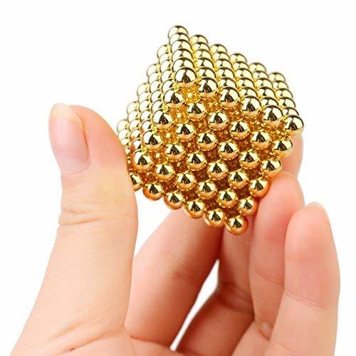 Golden BuckyBalls 216 Super Strong Magnetic Balls - Magnets By HSMAG