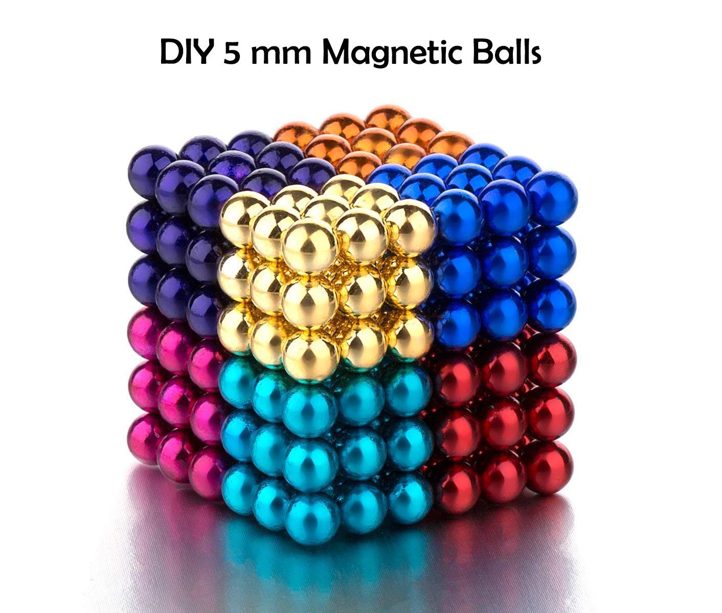 Buy Magnet Balls - 216 Pcs of Blue Color 5mm Magnet Balls Online